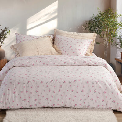 ΣΕΤ ΣΕΝΤΟΝΙΑ ΥΠΕΡΔΙΠΛΑ LORALEY 240X270 NEF-NEF HOMEWARE PINK