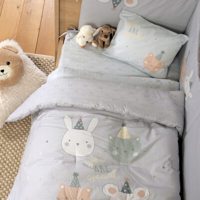 ΒΡΕΦΙΚΟ ΠΑΠΛΩΜΑ SPECIAL PARTY 110Χ140 NEF-NEF HOMEWARE BLUE