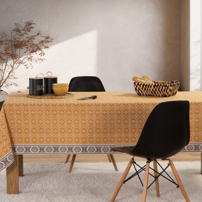 ΑΛΕΚΙΑΣΤΟ ΤΡΑΠΕΖΟΜΑΝΤΗΛΟ JENERIA 140Χ140 NEF-NEF HOMEWARE MUSTARD