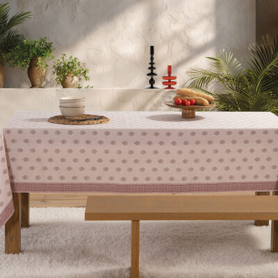 ΤΡΑΠΕΖΟΜΑΝΤΗΛΟ ORPHEA 140X140 NEF-NEF HOMEWARE BEIGE