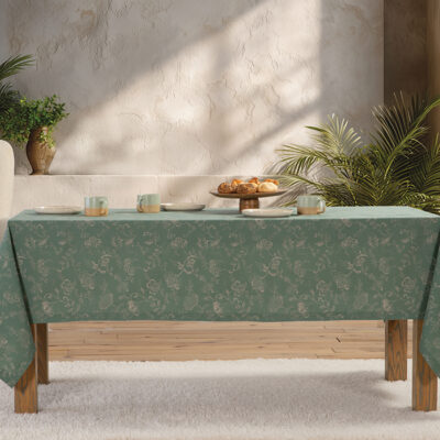 ΤΡΑΠΕΖΟΜΑΝΤΗΛΟ CARENA 140X180 NEF-NEF HOMEWARE GREEN
