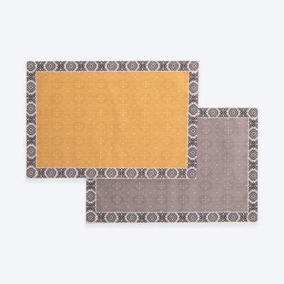 ΣΟΥΠΛΑ JENERIA 33X48 NEF-NEF HOMEWARE MUSTARD/GREY