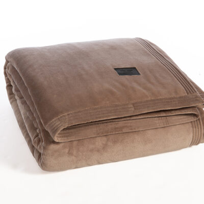 ΚΟΥΒΕΡΤΑ ΥΠΕΡΔΙΠΛΗ VELOSSO 24 230X240 NEF-NEF HOMEWARE MOCCA