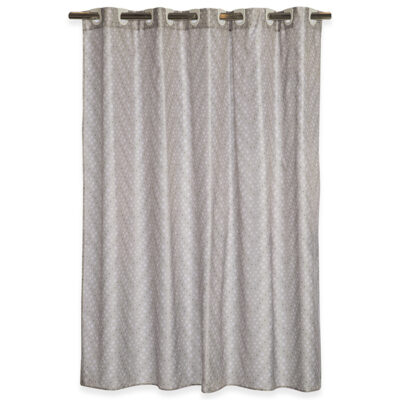 ΚΟΥΡΤΙΝΑ ΜΠΑΝΙΟΥ FONTESTE 180X180 NEF-NEF HOMEWARE SILVER