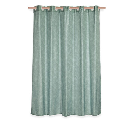 ΚΟΥΡΤΙΝΑ ΜΠΑΝΙΟΥ DAZIER 180X180 NEF-NEF HOMEWARE FROSTY GREEN