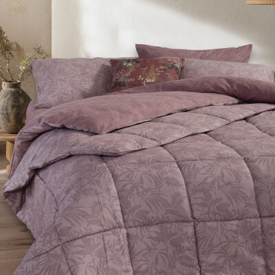 ΠΑΠΛΩΜΑ ΥΠΕΡΔΙΠΛΟ DAZIER 240X220 NEF-NEF HOMEWARE MAUVE