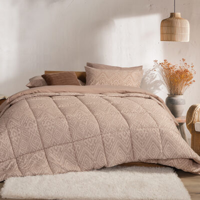 ΠΑΠΛΩΜΑ ΥΠΕΡΔΙΠΛΟ ORION 240X220 NEF-NEF HOMEWARE BEIGE