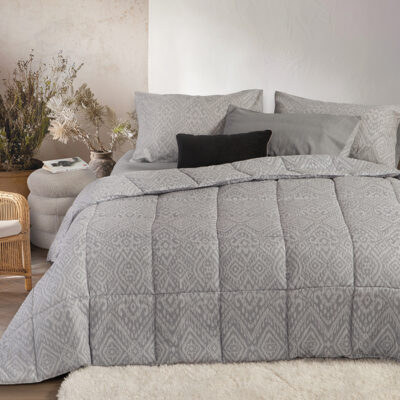 ΠΑΠΛΩΜΑ ΥΠΕΡΔΙΠΛΟ ORION 240X220 NEF-NEF HOMEWARE GREY