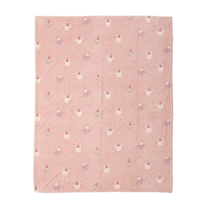 ΒΡΕΦΙΚΗ ΚΟΥΒΕΡΤΑ FLEECE ΑΓΚΑΛΙΑΣ SPECIAL PARTY 75X110 NEF-NEF HOMEWARE PINK