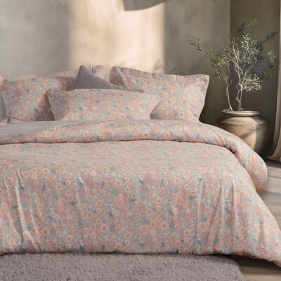 ΣΕΤ ΣΕΝΤΟΝΙΑ ΥΠΕΡΔΙΠΛΑ ALYSTRAN 240Χ270 NEF-NEF HOMEWARE GREY