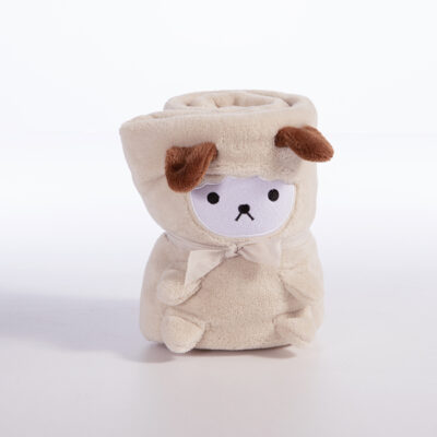ΒΡΕΦΙΚΗ ΚΟΥΒΕΡΤΑ FLEECE ΑΓΚΑΛΙΑΣ LOVELY SHEEP 80X110 NEF-NEF HOMEWARE ECRU