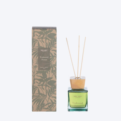 ΑΡΩΜΑΤΙΚΟ ΧΩΡΟΥ ΜΕ ΣΤΙΚΣ TEAKWOOD FOREST 25 200ml NEF-NEF HOMEWARE GREEN