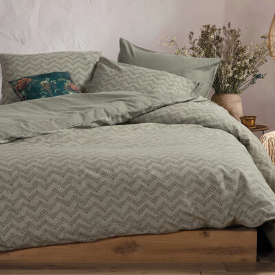 ΣΕΤ ΠΑΠΛΩΜΑΤΟΘΗΚΗ ΥΠΕΡΔΙΠΛΗ OTRANDO 240X230 NEF-NEF HOMEWARE GREEN