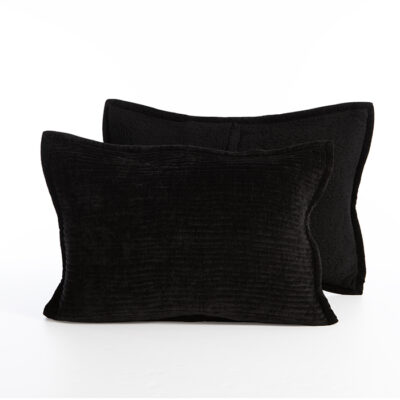 ΜΑΞΙΛΑΡΟΘΗΚΗ ELEMENTS-BRAVE ΣΕΤ 2 ΤΜΧ 52Χ72 NEF-NEF HOMEWARE BLACK