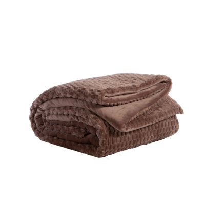 ΚΟΥΒΕΡΤΟΠΑΠΛΩΜΑ ΥΠΕΡΔΙΠΛΟ LERNIA 220Χ240 NEF-NEF HOMEWARE MOCCA