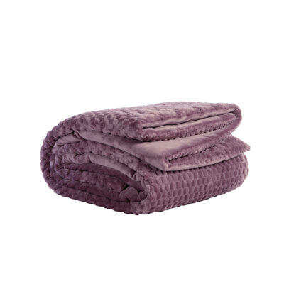 ΚΟΥΒΕΡΤΟΠΑΠΛΩΜΑ ΥΠΕΡΔΙΠΛΟ LERNIA 220Χ240 NEF-NEF HOMEWARE MAUVE