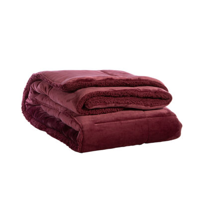 ΚΟΥΒΕΡΤΟΠΑΠΛΩΜΑ ΜΟΝΟ SINGULAR 24 160Χ220 NEF-NEF HOMEWARE BORDO