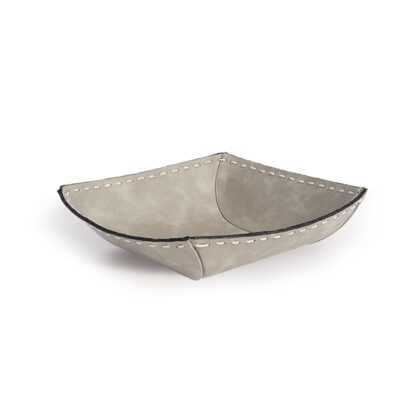 ΚΑΛΑΘΙ LETHAL 20X20X7 ΜΕ ΥΦΗ ΔΕΡΜΑΤΟΣ NEF-NEF HOMEWARE GREY
