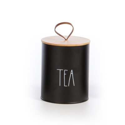 ΔΟΧΕΙΟ ΓΙΑ ΤΣΑΙ TEA TIME 10.4X10.4X13 NEF-NEF HOMEWARE BLACK
