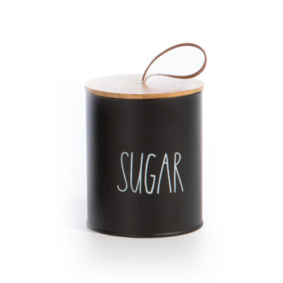 ΔΟΧΕΙΟ ΓΙΑ ΖΑΧΑΡΗ SWΕET SUGAR 10.4X10.4X13 NEF-NEF HOMEWARE BLACK