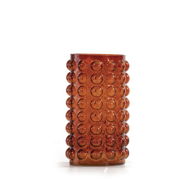 ΔΙΑΚΟΣΜΗΤΙΚΟ ΓΥΑΛΙΝΟ ΒΑΖΑΚΙ OLMO 13X27.5 NEF-NEF HOMEWARE BROWN