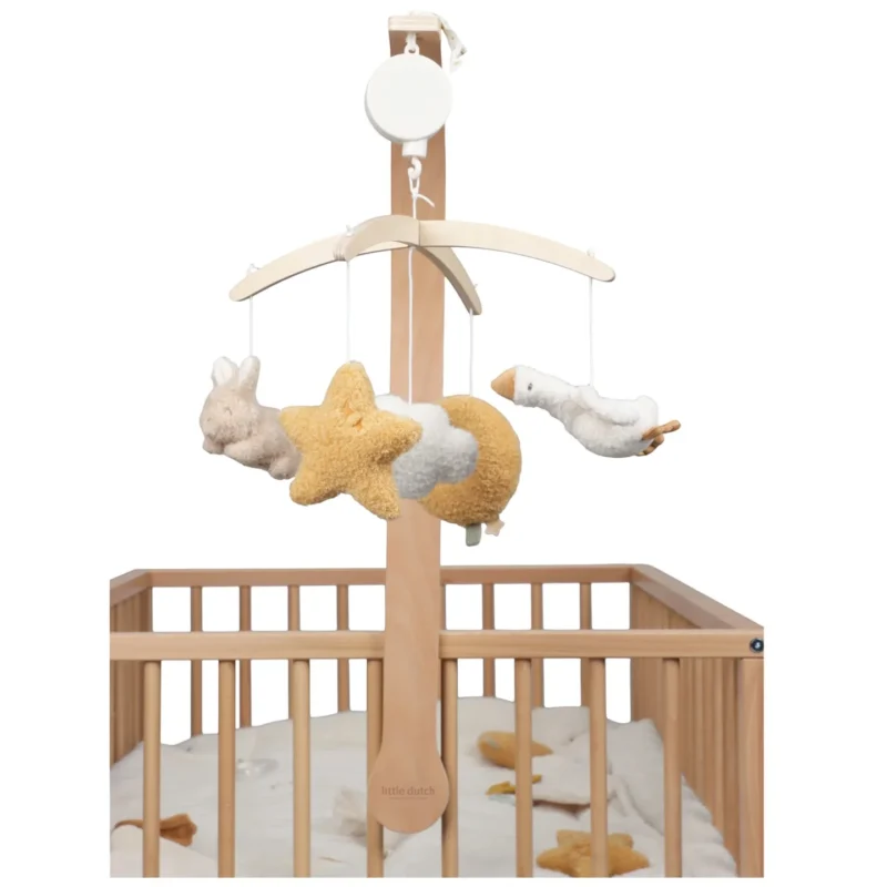 LITTLE DUTCH ΜΟΜΠΙΛΕ ΚΡΕΒΑΤΙΟΥ NEWBORN NATURALS FSC