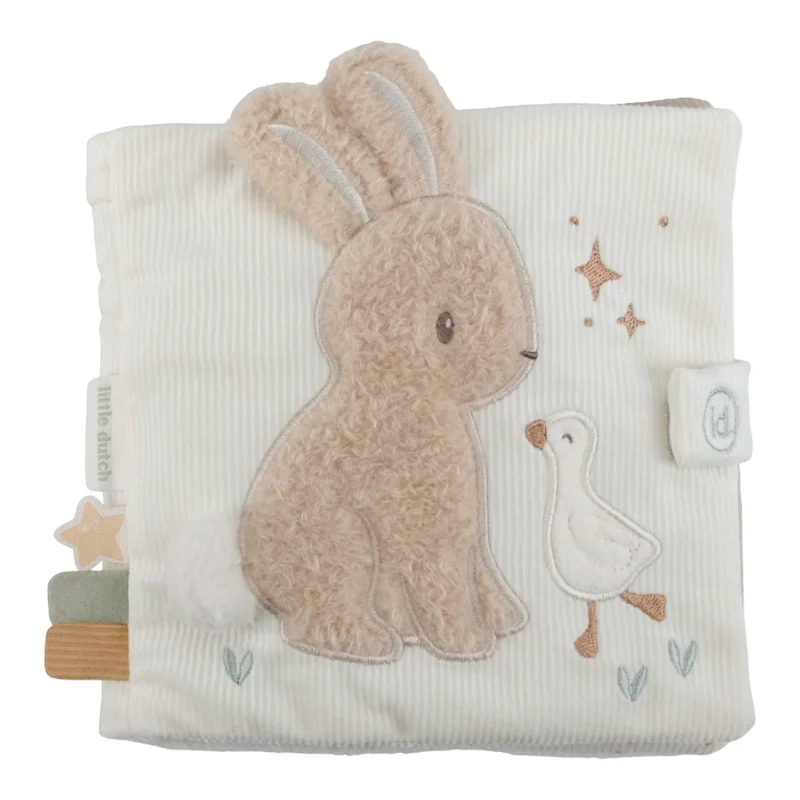 LITTLE DUTCH ΥΦΑΣΜΑΤΙΝΟ ΒΙΒΛΙΑΡΑΚΙ ΔΡΑΣΤΗΡΙΟΤΗΤΩΝ NEWBORN NATURALS GRS