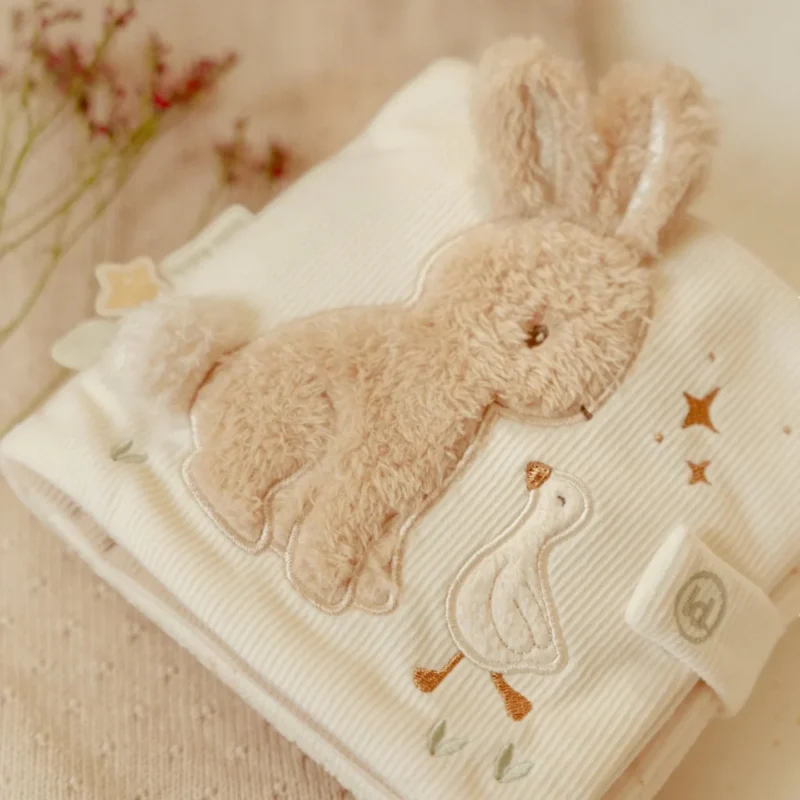 LITTLE DUTCH ΥΦΑΣΜΑΤΙΝΟ ΒΙΒΛΙΑΡΑΚΙ ΔΡΑΣΤΗΡΙΟΤΗΤΩΝ NEWBORN NATURALS GRS - Image 8