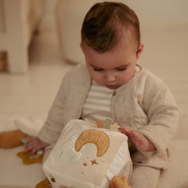 LITTLE DUTCH ΥΦΑΣΜΑΤΙΝΟΣ ΚΥΒΟΣ ΔΡΑΣΤΗΡΙΟΤΗΤΩΝ NEWBORN NATURALS GRS - Image 12