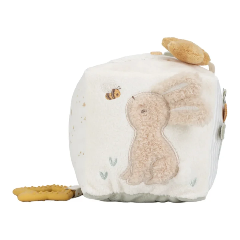 LITTLE DUTCH ΥΦΑΣΜΑΤΙΝΟΣ ΚΥΒΟΣ ΔΡΑΣΤΗΡΙΟΤΗΤΩΝ NEWBORN NATURALS GRS - Image 5