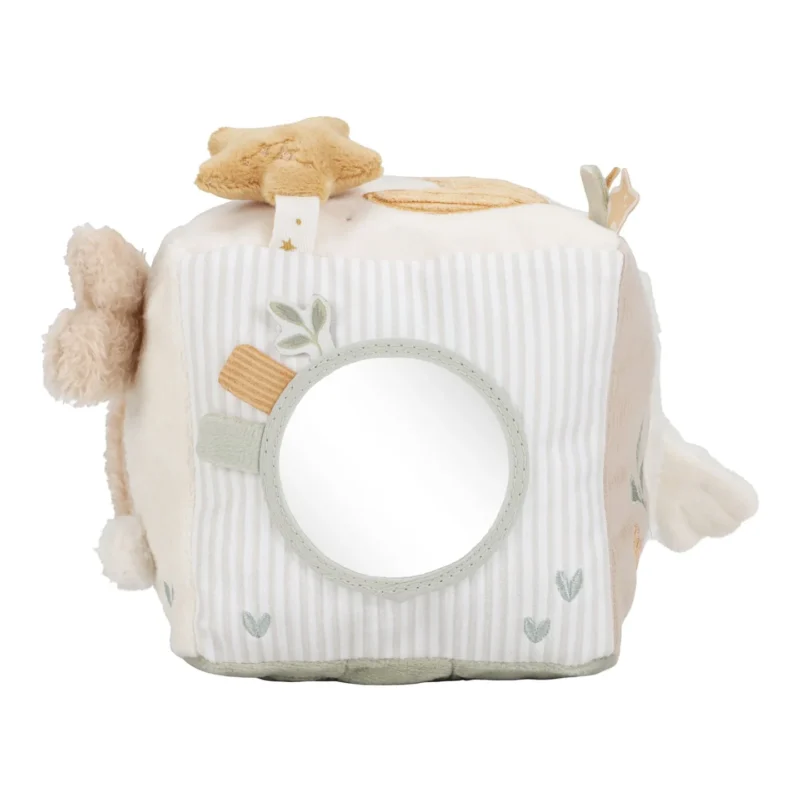 LITTLE DUTCH ΥΦΑΣΜΑΤΙΝΟΣ ΚΥΒΟΣ ΔΡΑΣΤΗΡΙΟΤΗΤΩΝ NEWBORN NATURALS GRS - Image 6