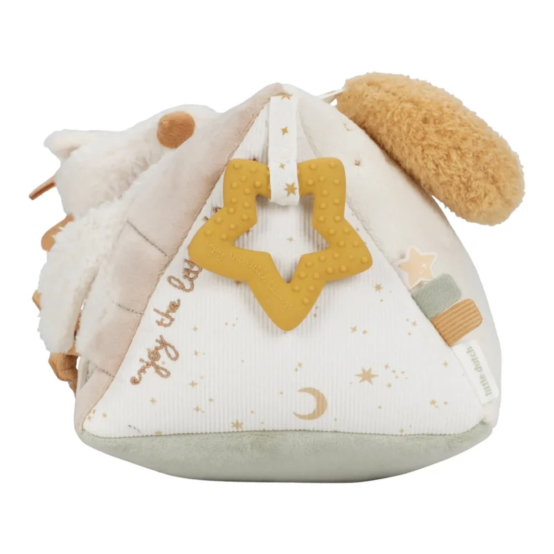 LITTLE DUTCH ΥΦΑΣΜΑΤΙΝΟ ΤΡΙΓΩΝΟ ΔΡΑΣΤΗΡΙΟΤΗΤΩΝ NEWBORN NATURALS GRS - Image 6