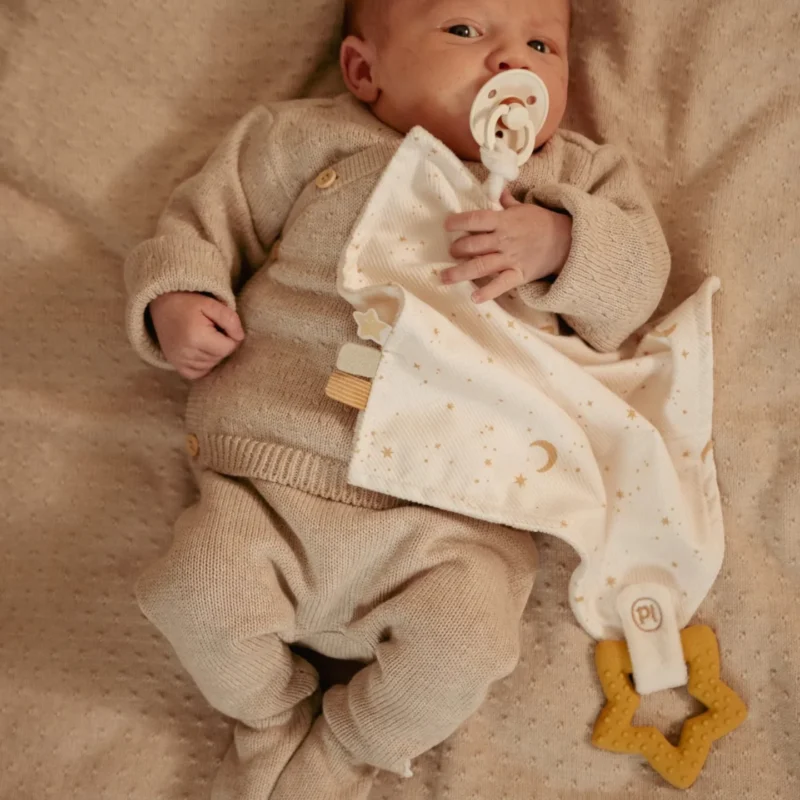LITTLE DUTCH ΥΦΑΣΜΑΤΙΝΟ ΝΤΟΥΝΤΟΥ ΜΕ ΜΑΣΗΤΙΚΟ NEWBORN NATURALS GRS - Image 6