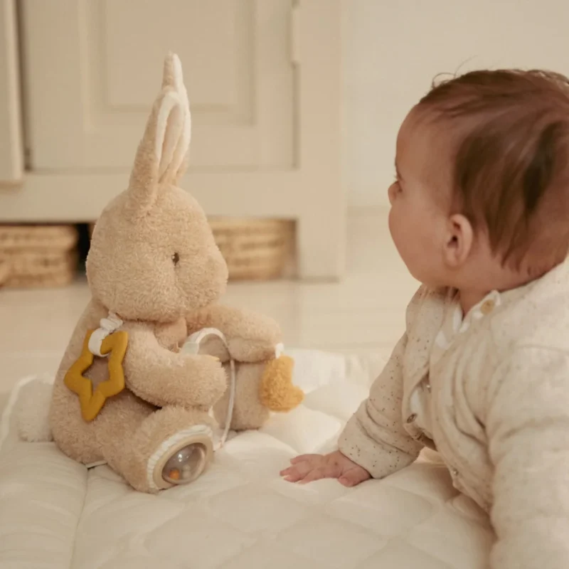 LITTLE DUTCH ΥΦΑΣΜΑΤΙΝΟ ΚΟΥΝΕΛΑΚΙ ΔΡΑΣΤΗΡΙΟΤΗΤΩΝ BABY BUNNY GRS - Image 4