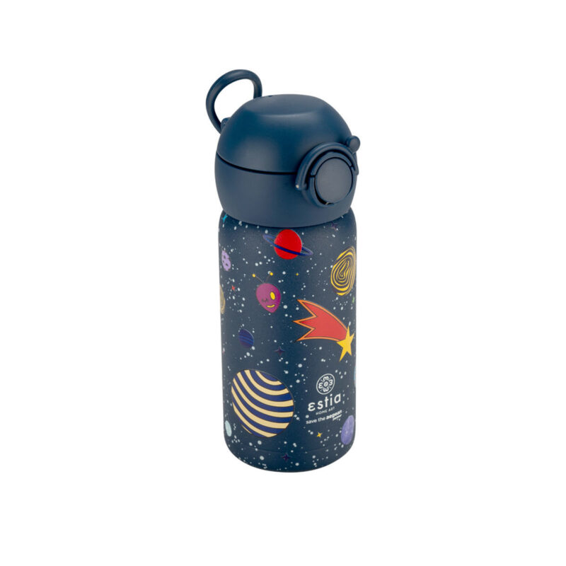 ESTIA HOME ART ΘΕΡΜΟΣ ΠΑΙΔΙΚΟ WONDER BOTTLE SAVE THE AEGEAN 350ml COSMIC VOYAGERS - Image 3