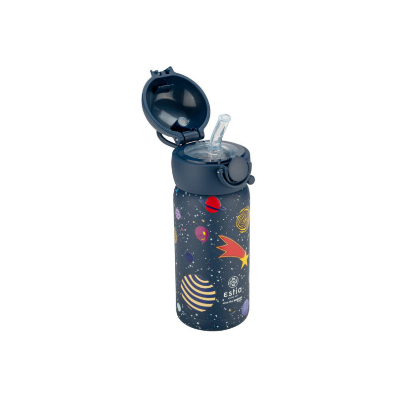 ESTIA HOME ART ΘΕΡΜΟΣ ΠΑΙΔΙΚΟ WONDER BOTTLE SAVE THE AEGEAN 350ml COSMIC VOYAGERS - Image 2