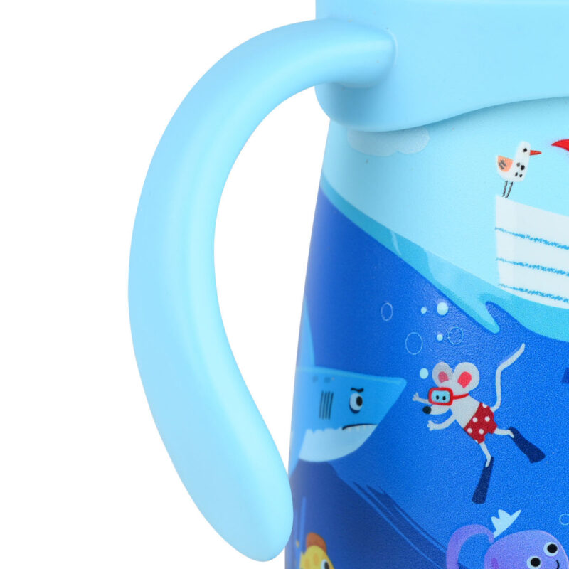 ESTIA HOME ART ΘΕΡΜΟΣ ΠΑΙΔΙΚΟ BUBBLE BOTTLE SAVE THE AEGEAN 300ml OCEAN PLAY - Image 5