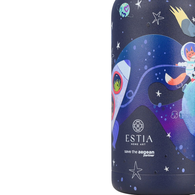 ESTIA HOME ART ΘΕΡΜΟΣ ΠΑΙΔΙΚΟ WONDER BOTTLE SAVE THE AEGEAN 350ml FORTRESS DRAGON - Image 3
