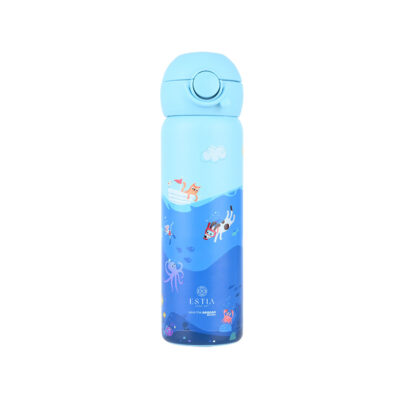 ESTIA HOME ART ΘΕΡΜΟΣ ΠΑΙΔΙΚΟ WONDER BOTTLE SAVE THE AEGEAN 500ml OCEAN PLAY