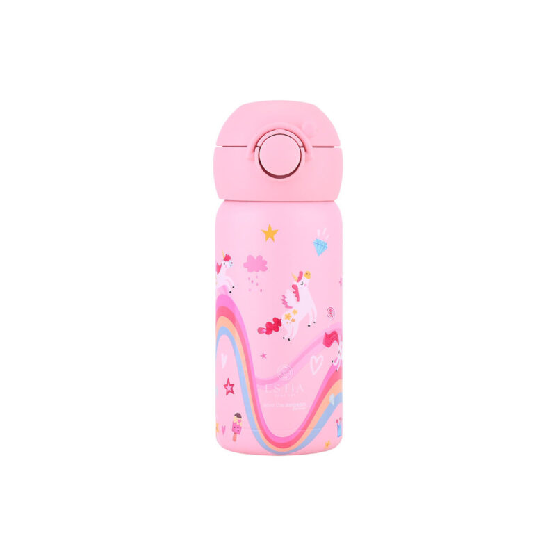 ESTIA HOME ART ΘΕΡΜΟΣ ΠΑΙΔΙΚΟ WONDER BOTTLE SAVE THE AEGEAN 350ml RAINBOW DREAMS