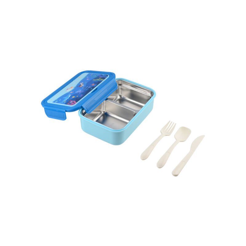 ESTIA HOME ART ΠΑΙΔΙΚΟ ΦΑΓΗΤΟΔΟΧΕΙΟ SAVE THE AEGEAN 900ml ΜΕ 2 ΑΝΟΞ. ΘΗΚΕΣ OCEAN PLAY