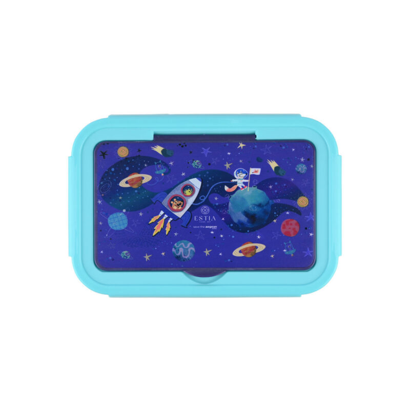 ESTIA HOME ART ΠΑΙΔΙΚΟ ΦΑΓΗΤΟΔΟΧΕΙΟ SAVE THE AEGEAN 900ml ΜΕ 2 ΑΝΟΞ. ΘΗΚΕΣ SOLAR JUMP - Image 2