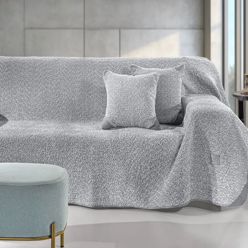GUY LAROCHE ΡΙΧΤΑΡΙ ΤΕΤΡΑΘΕΣΙΟΥ ΚΑΝΑΠΕ LAMA SILVER 170X350 - Image 4