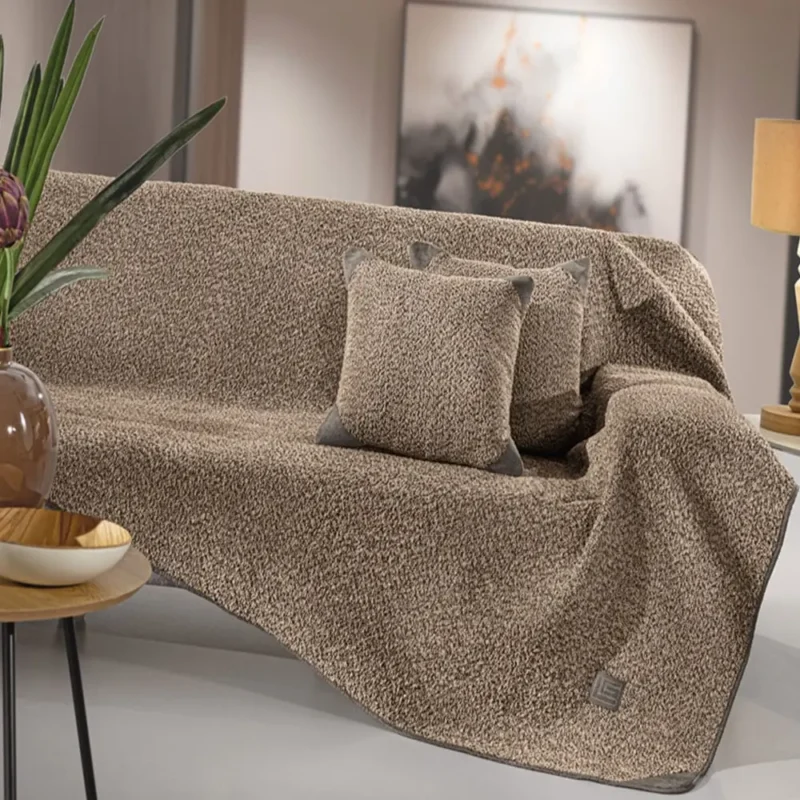 GUY LAROCHE ΡΙΧΤΑΡΙ ΤΕΤΡΑΘΕΣΙΟΥ ΚΑΝΑΠΕ LAMA TAUPE 170X350 - Image 5