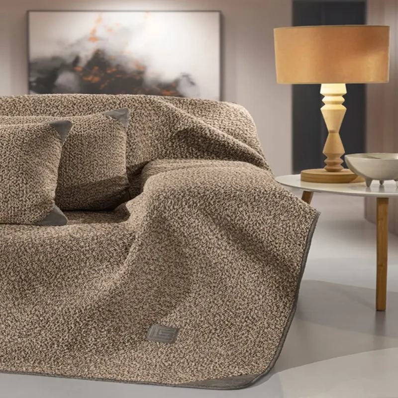 GUY LAROCHE ΡΙΧΤΑΡΙ ΤΕΤΡΑΘΕΣΙΟΥ ΚΑΝΑΠΕ LAMA TAUPE 170X350 - Image 4