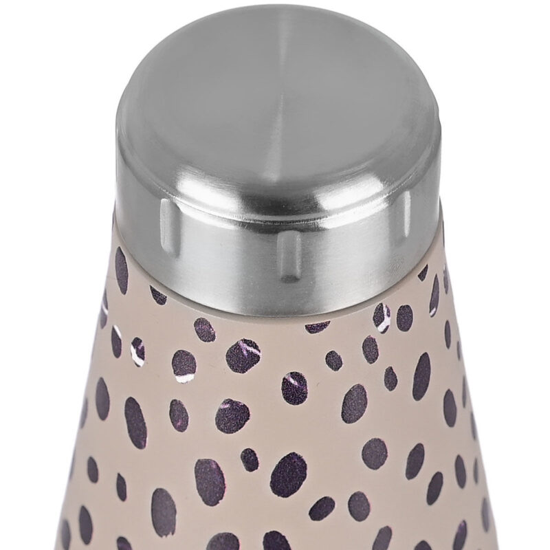 ESTIA HOME ART ΘΕΡΜΟΣ TRAVEL FLASK SAVE THE AEGEAN 500ml LEOPARD TAUPE - Image 4