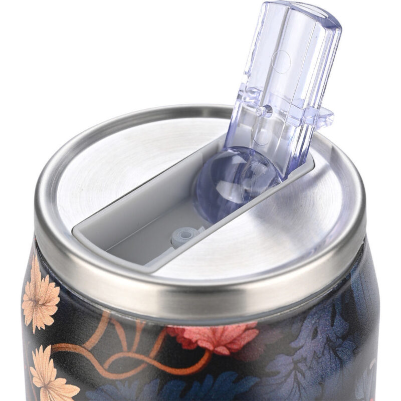 ESTIA HOME ART ΘΕΡΜΟΣ TRAVEL CUP SAVE THE AEGEAN 500ml MIDNIGHT BLOSSOM - Image 2