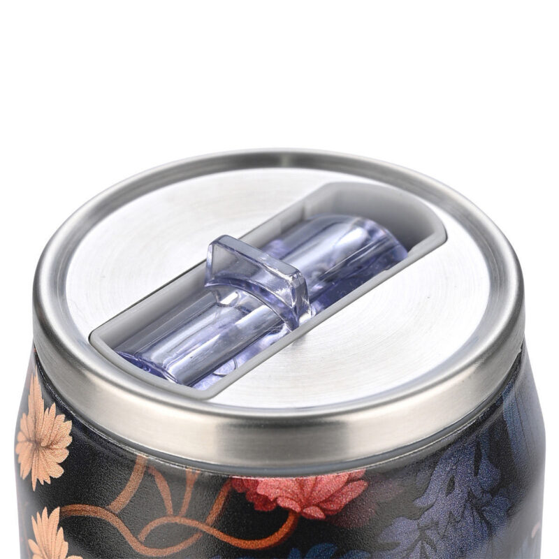 ESTIA HOME ART ΘΕΡΜΟΣ TRAVEL CUP SAVE THE AEGEAN 500ml MIDNIGHT BLOSSOM - Image 3