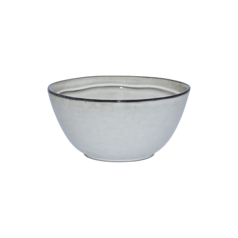 ESTIA HOME ART ΜΠΟΛ DELINE STONEWARE 15cm DOVE - Image 3