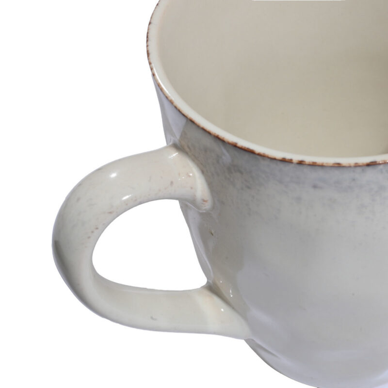 ESTIA HOME ART ΚΟΥΠΑ ΚΑΦΕ VIGNETTE STONEWARE 400ml SEAL - Image 4